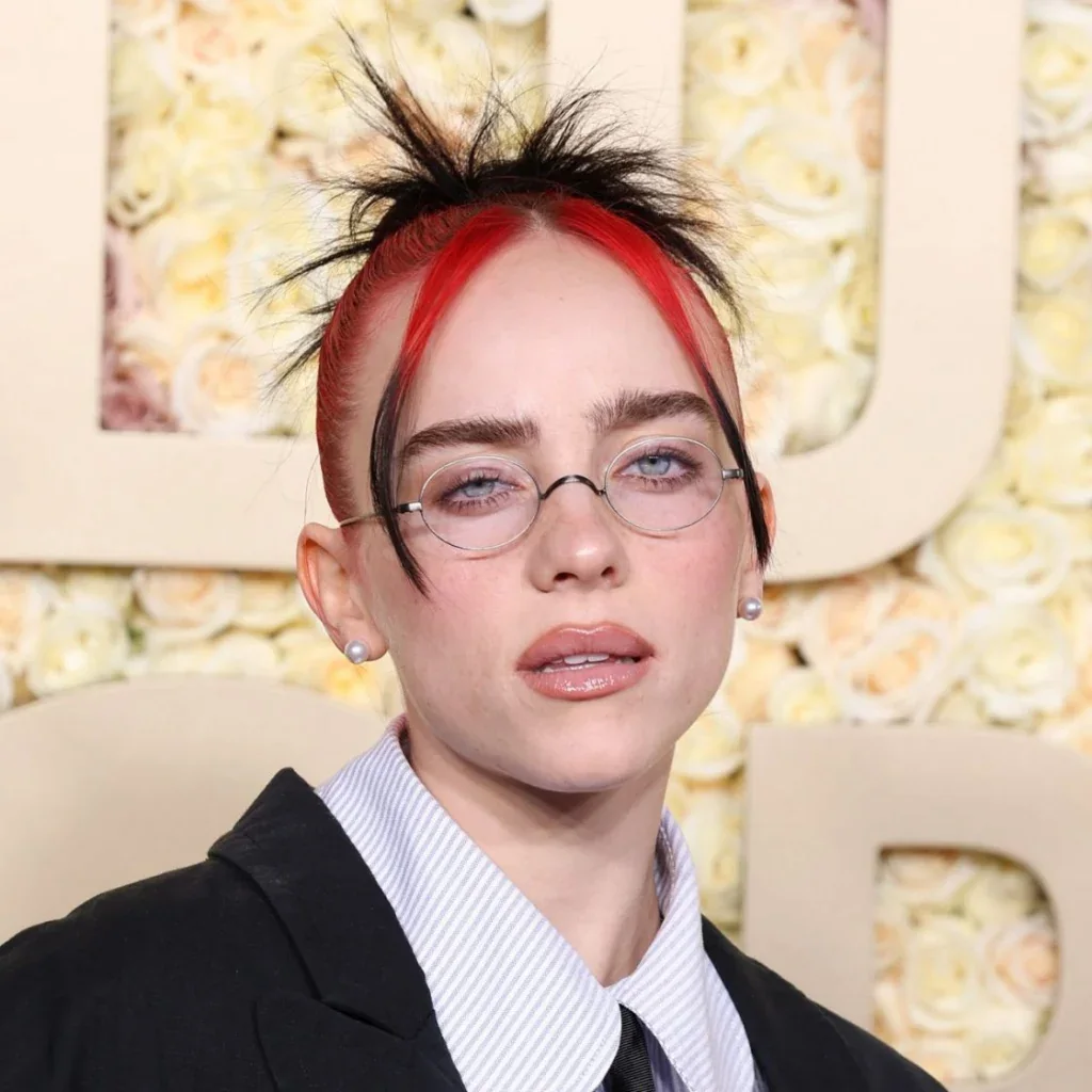 Photo showing spiky Two Tone Summer Crop, with the hairstyle clearly visible.