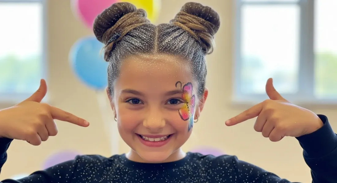 Braided Double Buns for Humid Days.