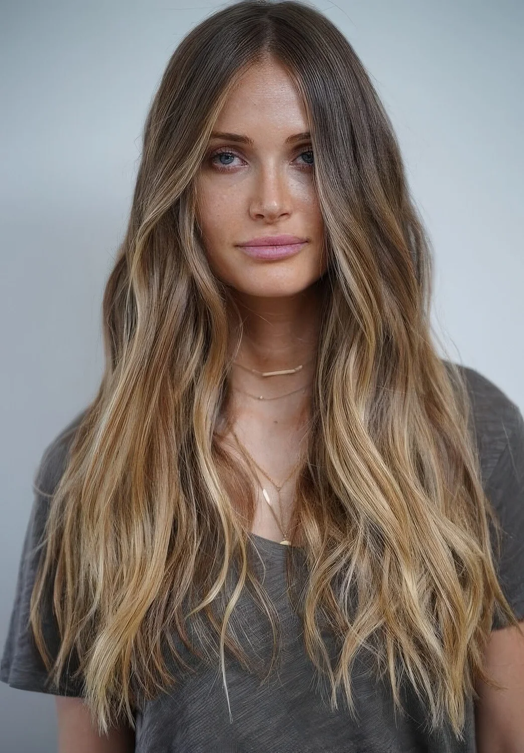 Long hairstyle idea for summer or spring.