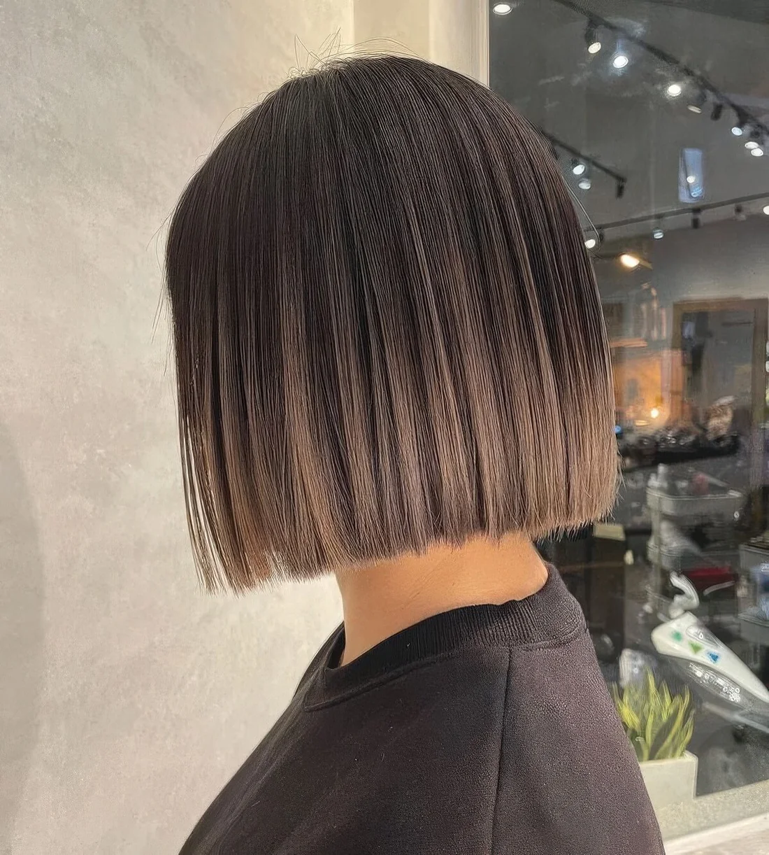 Slight ombre touch added to your hair.