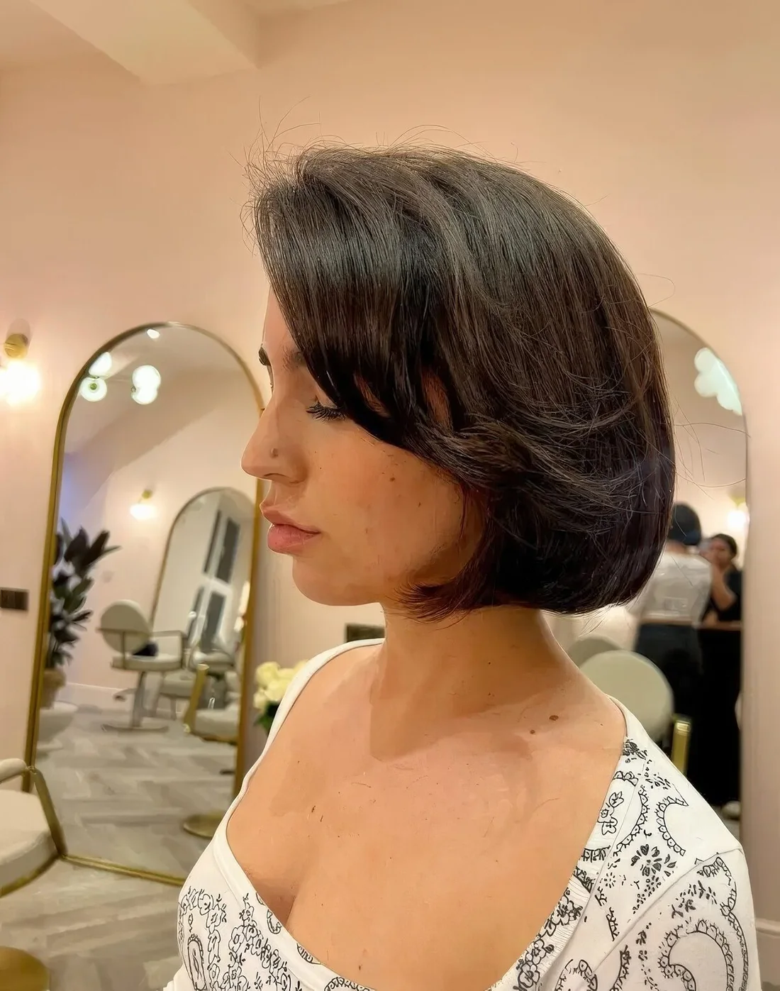 Side bangs are another great pair for a bob, don't hesitate.