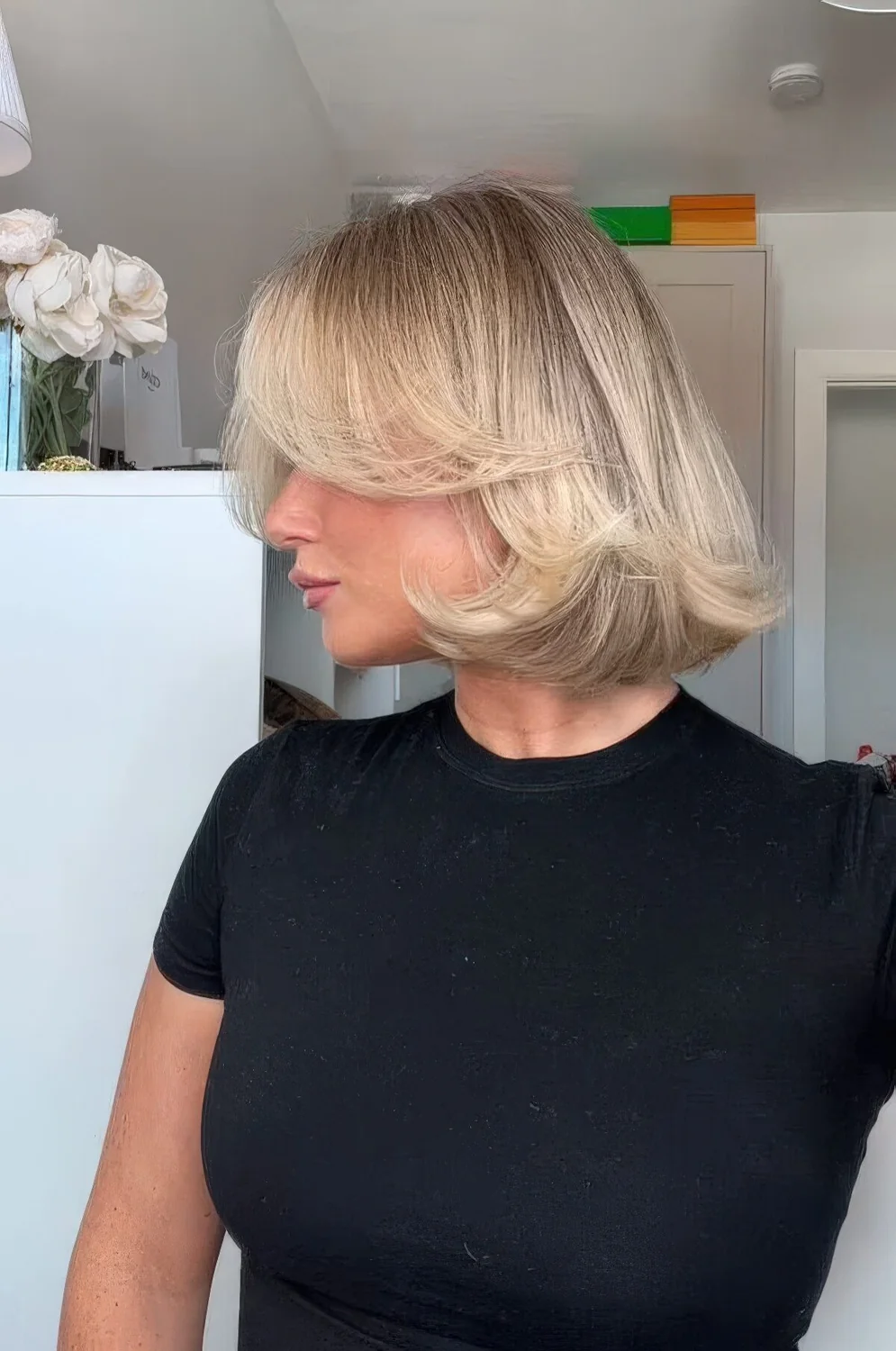 Make your bob more eye catching adding butterfly layers to it, butterfly.