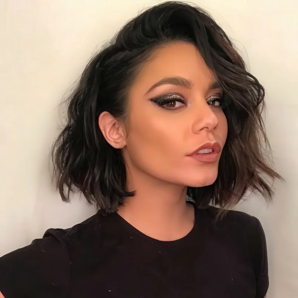 Photo showing volume and waves, with the hairstyle clearly visible.