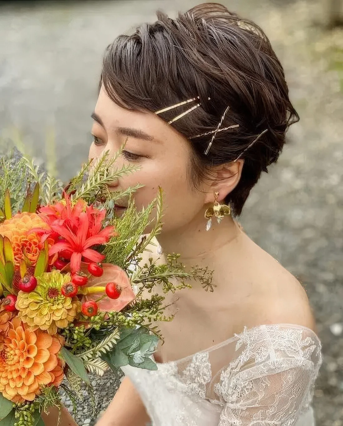 Photo showing pixie haircut, with the hairstyle clearly visible.
