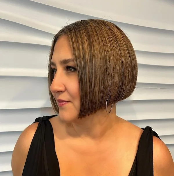 chin straight chestnut bob shown as a dark brown color ideas idea