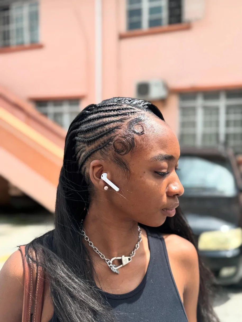 chest braids black fulani shown as a easy sidebraid hairstyles idea