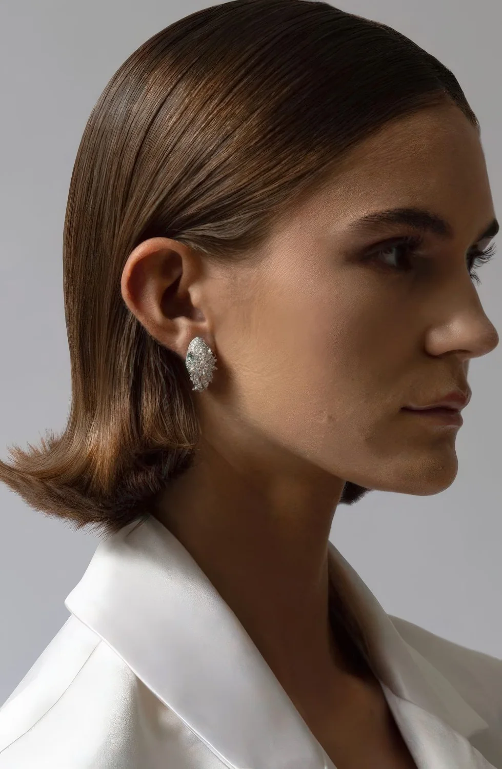 Photo showing classic flipped bob, with the hairstyle clearly visible.