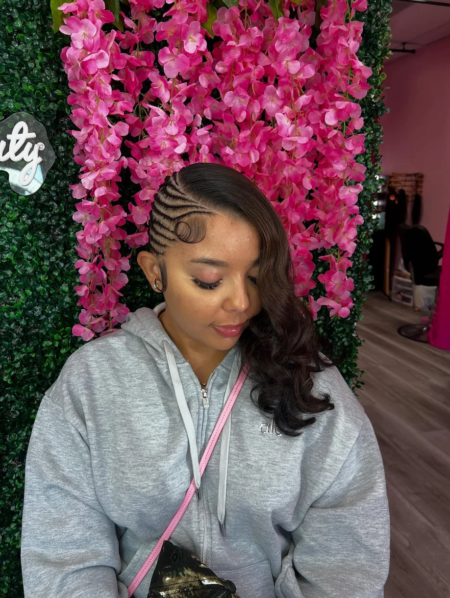 chest braids black cassie braids shown as a fulani braids idea