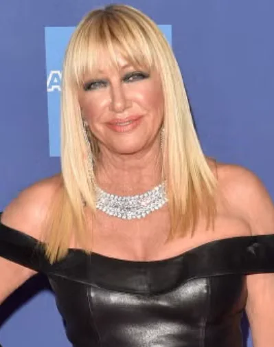 chest straight honey layers with blunt fringe shown as a hairstyles for going out idea