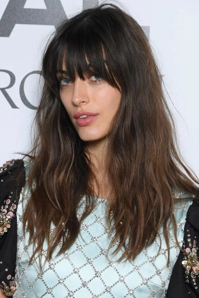 Photo showing s shag with bangs, with the hairstyle clearly visible.