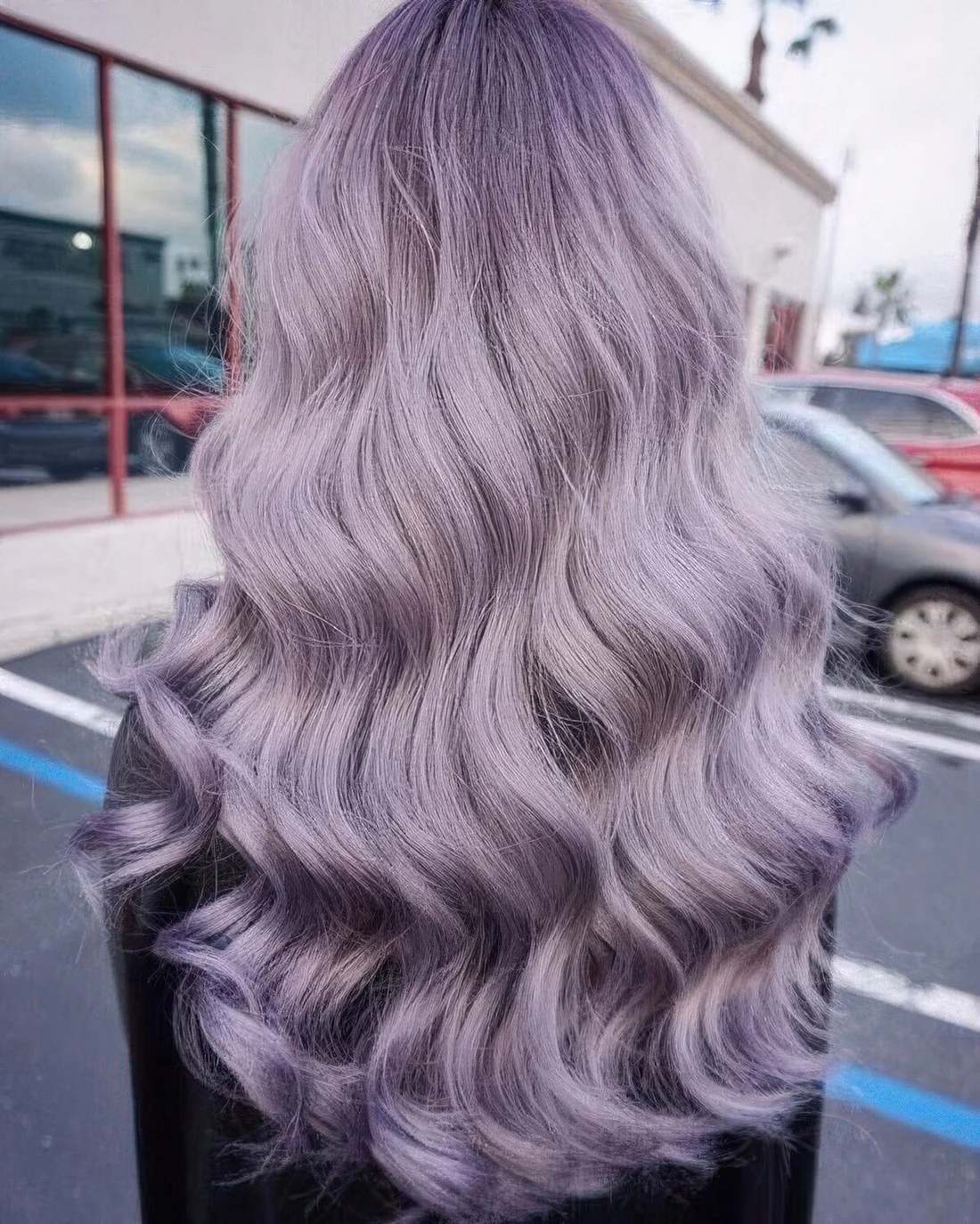 Colder or warmer shades of lilac look totally different and you should find your best tone.
