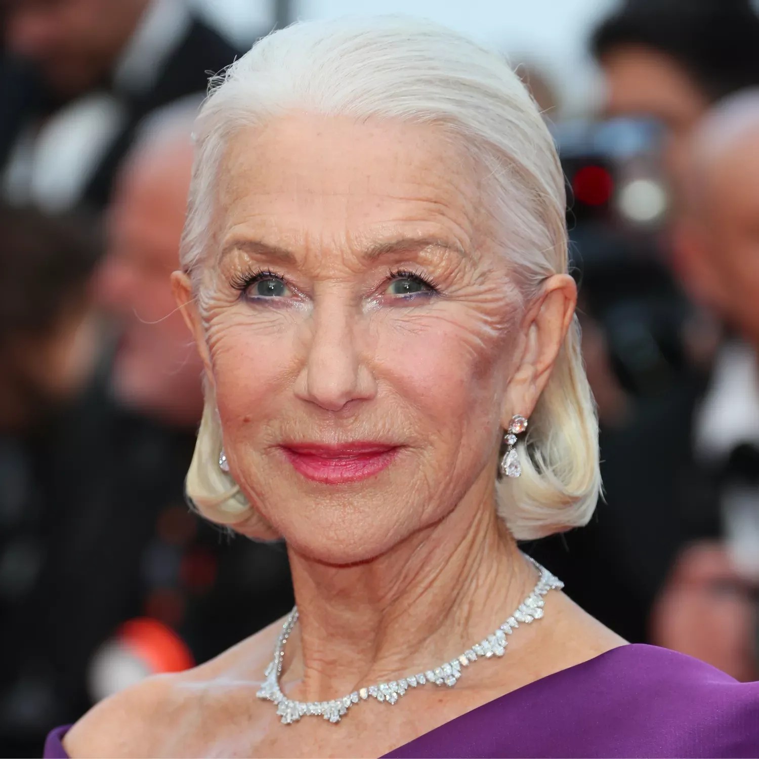 bob straight white bob shown as a low maintenance hairstyles for 60 year old woman with fine hair idea