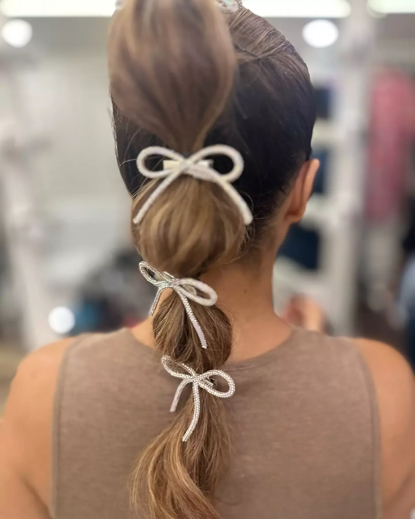chest braids brunette braid shown as a low ponytail hairstyles idea
