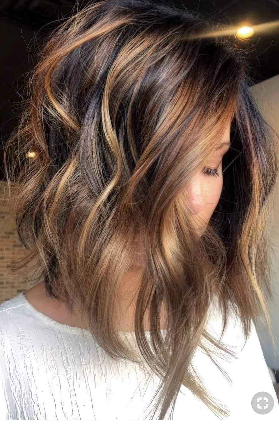 Rock not only layers but also balayage with some soft shades like here to achieve more dimension.