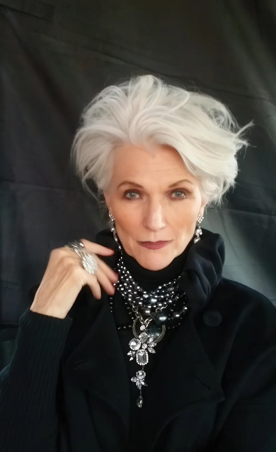 Photo showing short Haircuts For Women Over 50, with the hairstyle clearly visible.