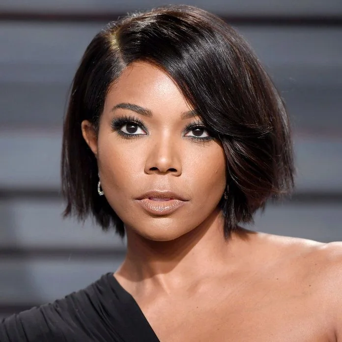 Photo showing razor cut end bob, with the hairstyle clearly visible.
