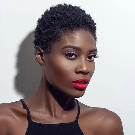 ear coily black pixie shown as a short pixie cut ideas idea