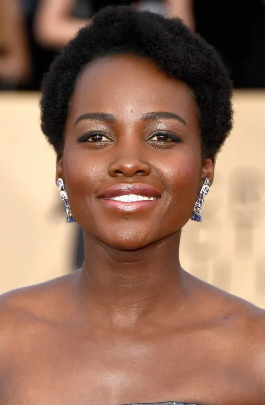 ear coily black pixie shown as a short pixie cut ideas idea, featuring ear outline
