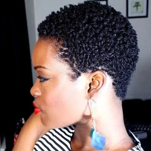 ear coily black pixie shown as a short pixie cut ideas idea, featuring part part