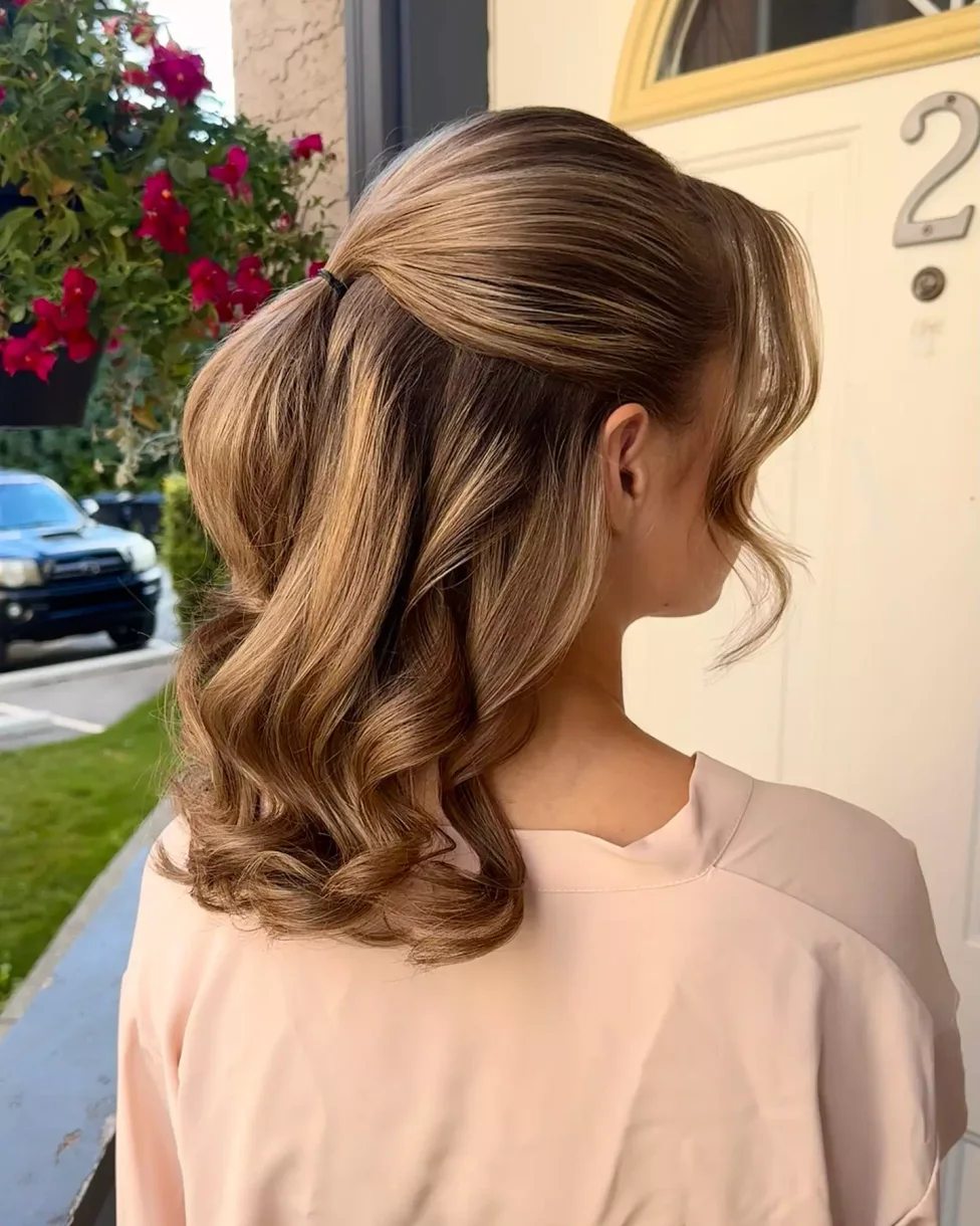 chest braids black french shown as a simple wedding guest hair idea