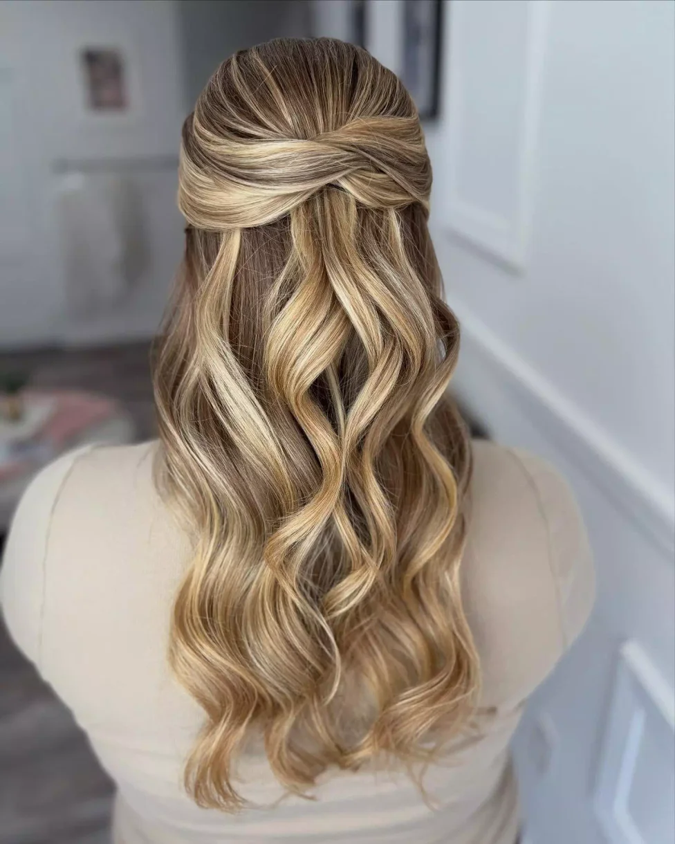 chest braids black box braids shown as a simple wedding guest hair idea