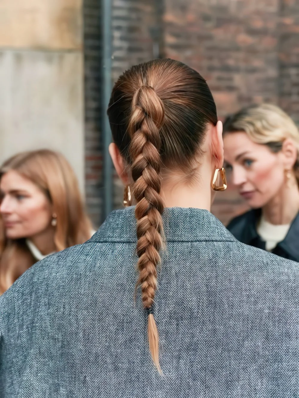 Photo showing classic pony braid, with the hairstyle clearly visible.