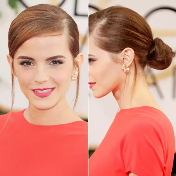 shoulder straight red updo shown as a updos for fine thin hair idea