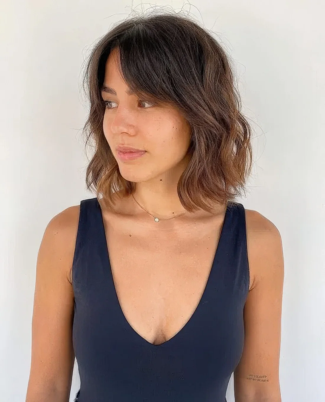 Photo showing cowgirl bob ombre, with the hairstyle clearly visible.